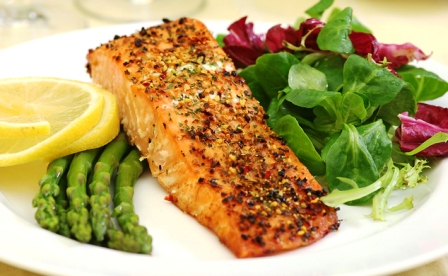 almond crusted salmon