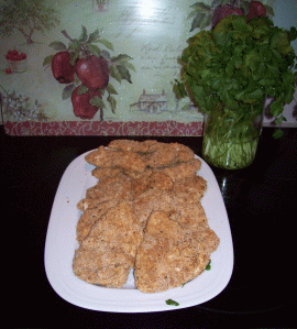 oven fried chicken 1gif