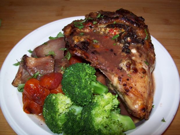 Feta Stuffed Chicken Breast with Red Wine&nbsp;Sauce