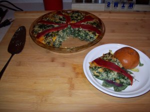 continuing theme a night dinner plan 1 Spinach, Cheddar and Rice Pie