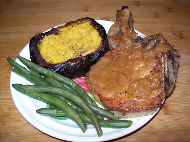 Pork Chops with Cider, Horseradish&nbsp;Glaze