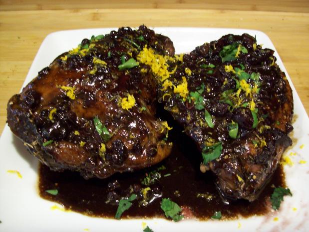 Glazed Blueberry Chicken