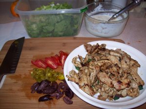 Let meat cool and grab a peta