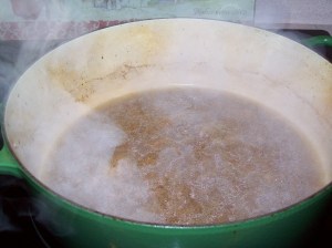 reduce to about 1 cup