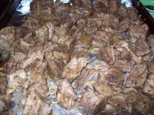 remove from pot to cookie sheet