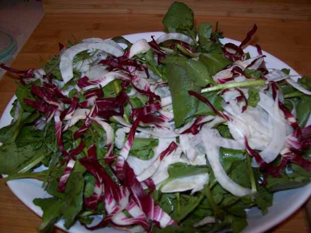 Endive, Radicchio, Fennel, and Watercress&nbsp;Salad