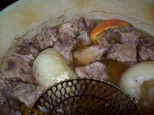 simmer for about 2 hours