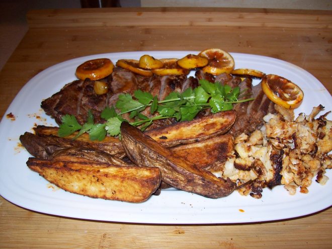 slice 1/4 " and serve