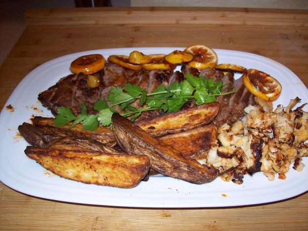 slice 1/4 " and serve