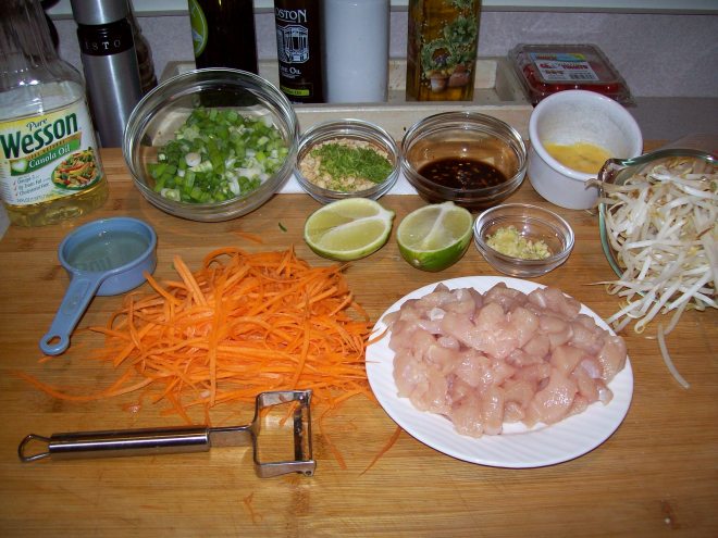 incredients prepared