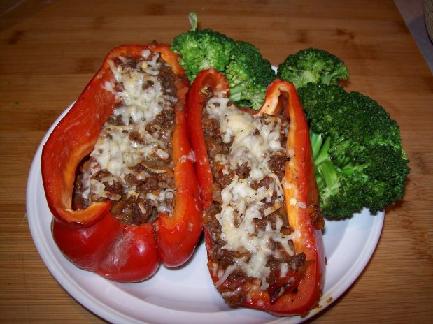 Bison Stuffed Red Bell&nbsp;Pepper