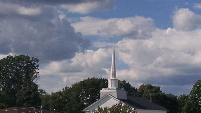 Church from office Window