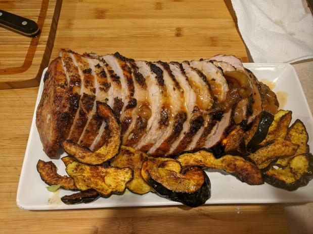 Garlic Center Pork Loin&nbsp;Roast