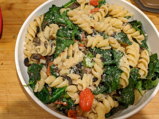 Fusilli and Meatball&nbsp;Puttanesca