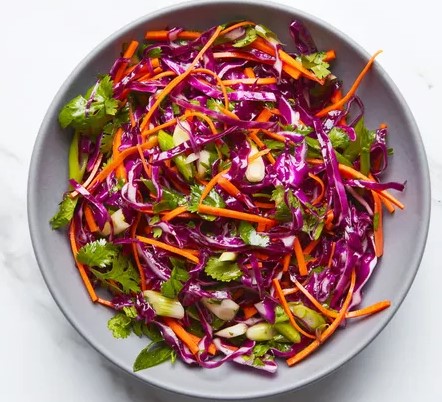 Red Cabbage Slaw with Cilantro and&nbsp;Citrus