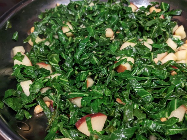 Collard Greens cooking from the&nbsp;gut