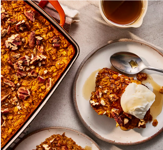 <strong>Pumpkin Baked Oatmeal</strong>