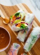 <strong>Fresh Spring Rolls with Peanut&nbsp;Sauce</strong>