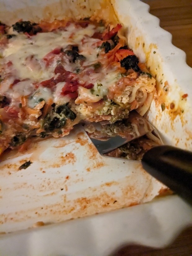 Pepper and Cheese&nbsp;Lasagna