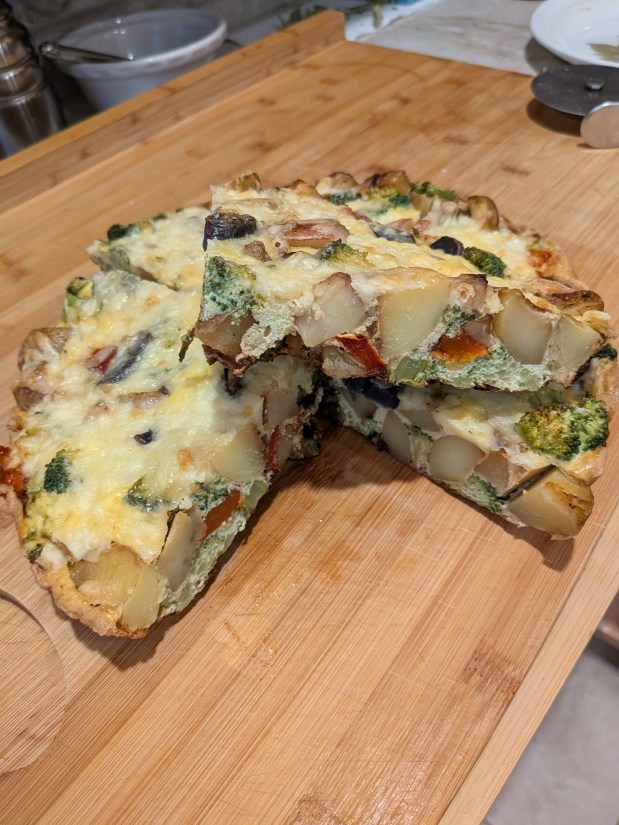 Potato, Pepper & Broccoli&nbsp;frittata