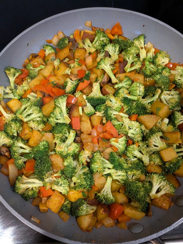 Potato, Pepper & Broccoli&nbsp;Frittata