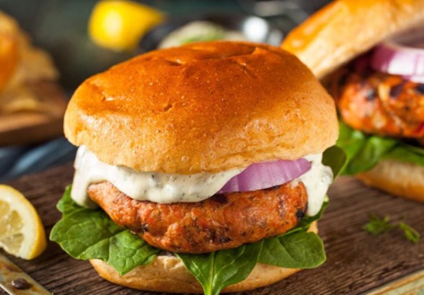 Sanoma Salmon Burger